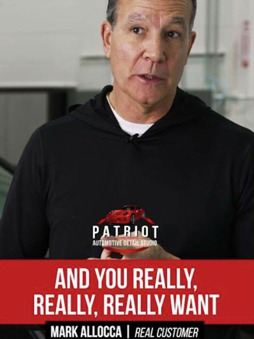 Mark providing a testimonial